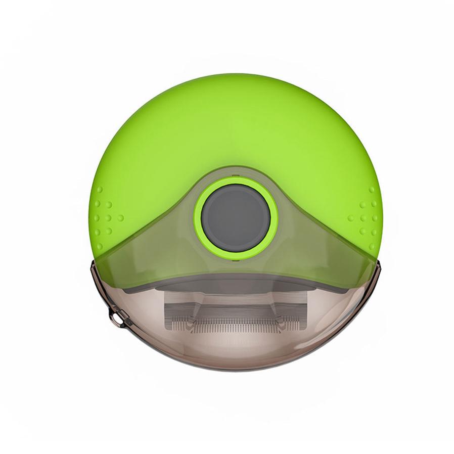 JMT-126794 3-in-1 Rotating Pet Comb Brush in Orange and Green - ABS, PC, Stainless Steel, Compact Size