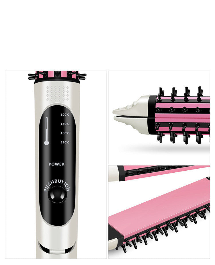 JMT-126858 Dual-Use Anti-Scalding Hair Styler with Adjustable Temperature Settings