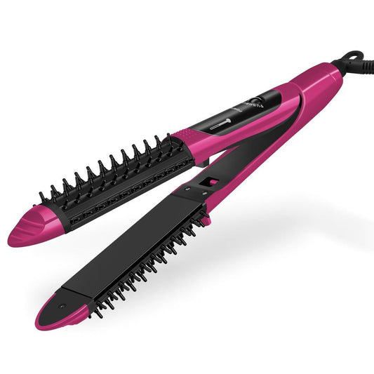 JMT-126858 Dual-Use Anti-Scalding Hair Styler with Adjustable Temperature Settings