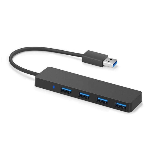 JMT-127050 4-Port USB 3.0 High-Speed Hub with Overload Protection and LED Status Indicator
