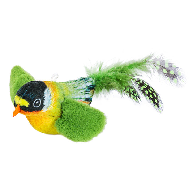 JMT-128010 Interactive Flapping Bird Cat Toy with Chirping Sound and Realistic Movement