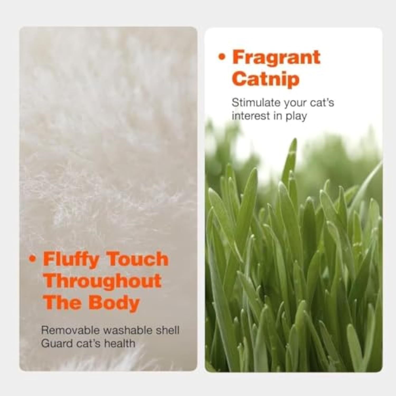 JMT-128010 Interactive Flapping Bird Cat Toy with Chirping Sound and Realistic Movement