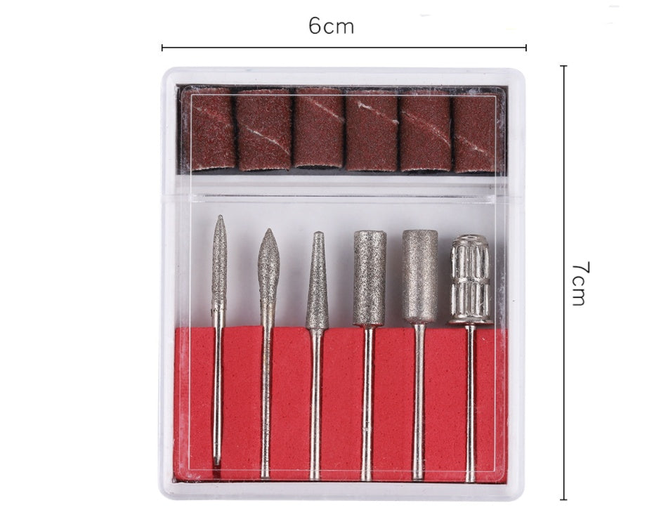 JMT-128010 Universal Nail Polisher Head – Compatible with 6.35mm Sand Rings and 2.35mm Grinding Needles