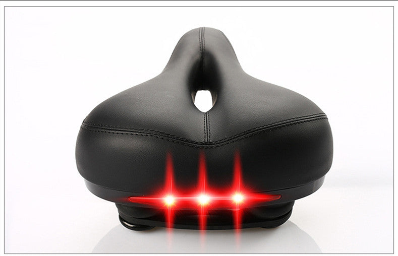 JMT-128074 Comfortable Bicycle Seat with Integrated LED Light for Safety and Visibility