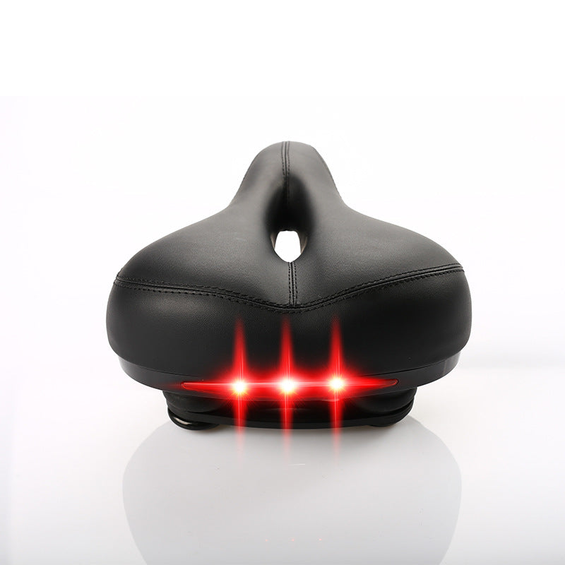 JMT-128074 Comfortable Bicycle Seat with Integrated LED Light for Safety and Visibility