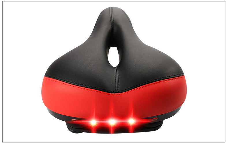 JMT-128074 Comfortable Bicycle Seat with Integrated LED Light for Safety and Visibility