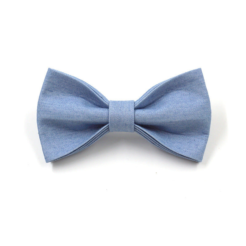 JMT-129674 Denim Pet Collar and Leash Set with Bowknot – Lightweight and Stylish Solution for Dogs