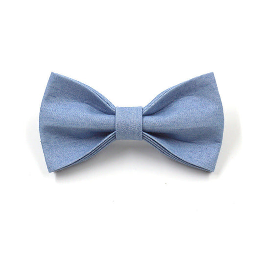 JMT-129674 Denim Pet Collar and Leash Set with Bowknot – Lightweight and Stylish Solution for Dogs