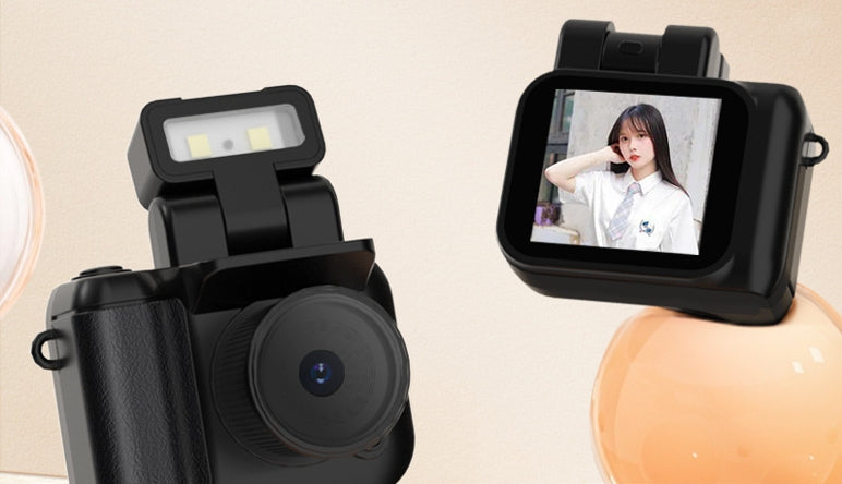 JMT-129930 Compact HD Digital Camera for Students - Portable Retro Design for Vlogging and Travel