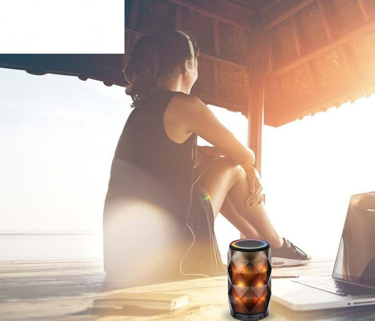 JMT-130186 Crystal Coke Can Shaped Bluetooth Speaker Lantern with Touch Control and Starry Sky Lighting Effect