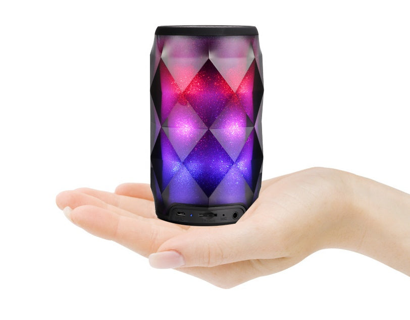 JMT-130186 Crystal Coke Can Shaped Bluetooth Speaker Lantern with Touch Control and Starry Sky Lighting Effect