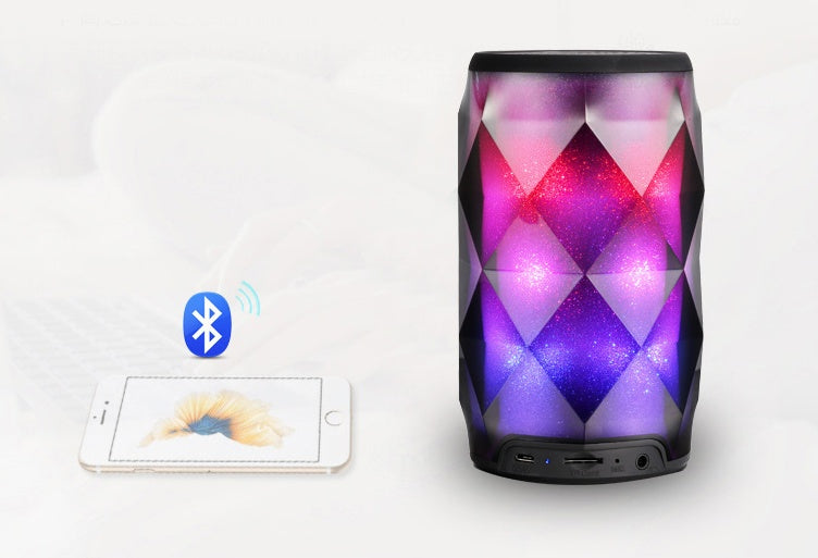 JMT-130186 Crystal Coke Can Shaped Bluetooth Speaker Lantern with Touch Control and Starry Sky Lighting Effect