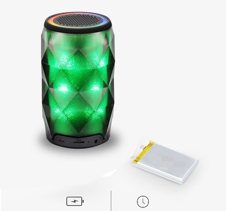 JMT-130186 Crystal Coke Can Shaped Bluetooth Speaker Lantern with Touch Control and Starry Sky Lighting Effect