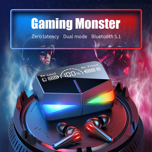JMT-130186 Gaming Earbuds with Active Noise Cancellation and 3D Surround Sound - TWS Wireless In-Ear Headset M28