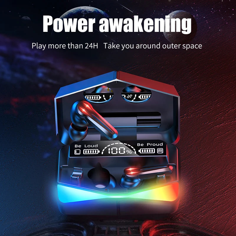 JMT-130186 Gaming Earbuds with Active Noise Cancellation and 3D Surround Sound - TWS Wireless In-Ear Headset M28