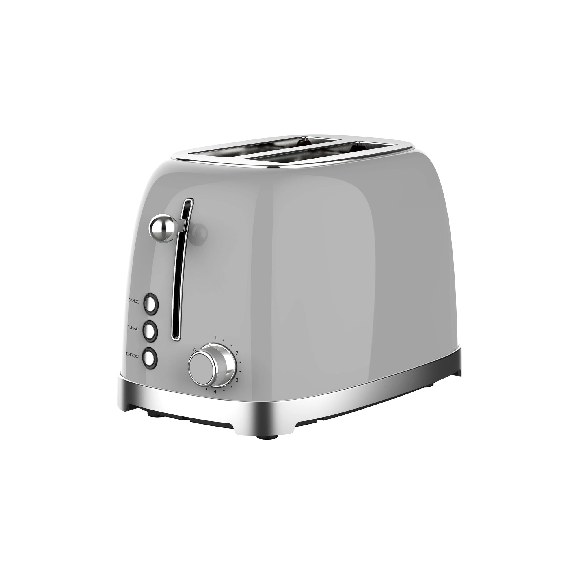 JMT-130826 Stainless Steel Toaster with Custom Logo and Cover, 1-6 Browning Levels for Kitchen Use