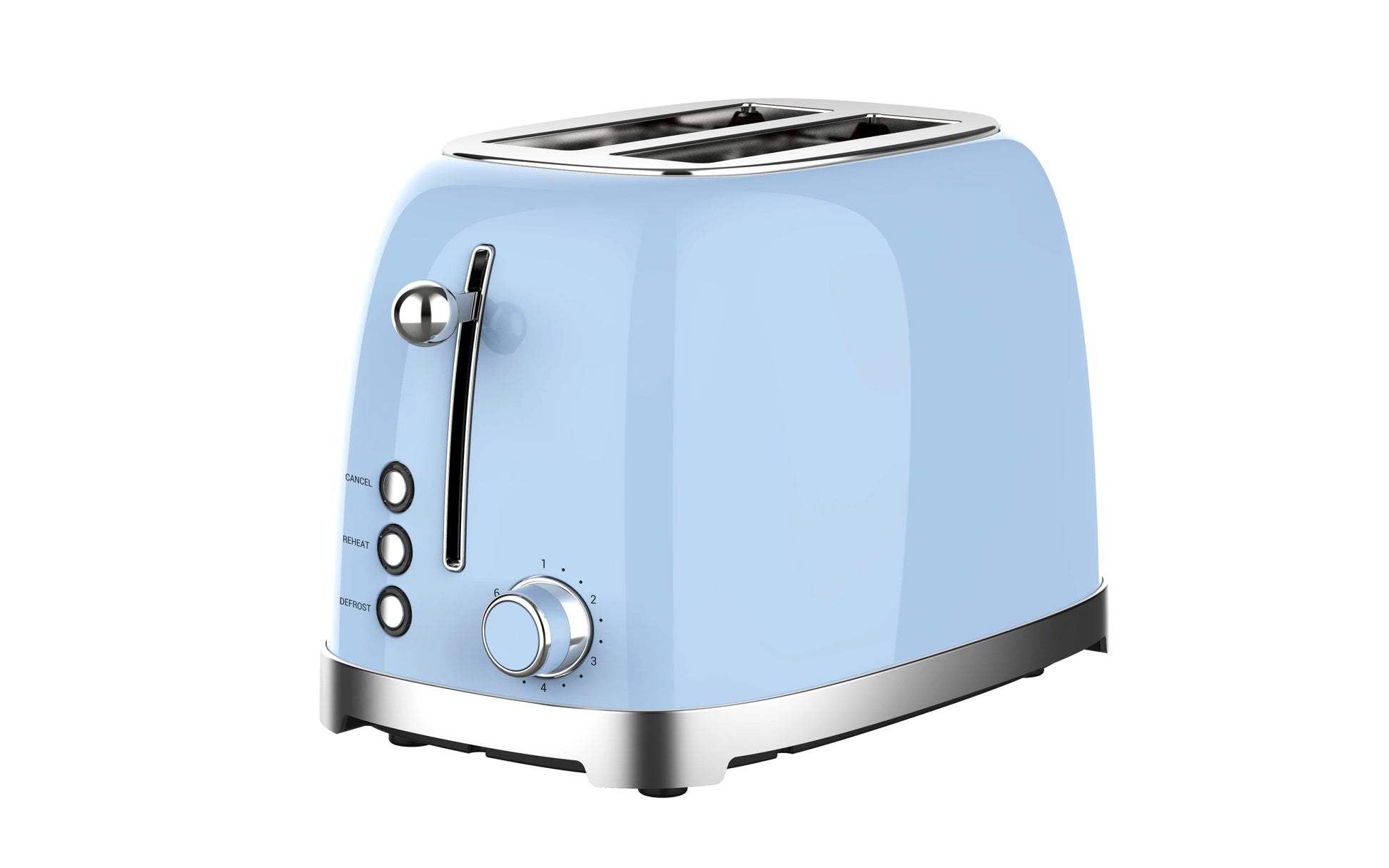 JMT-130826 Stainless Steel Toaster with Custom Logo and Cover, 1-6 Browning Levels for Kitchen Use