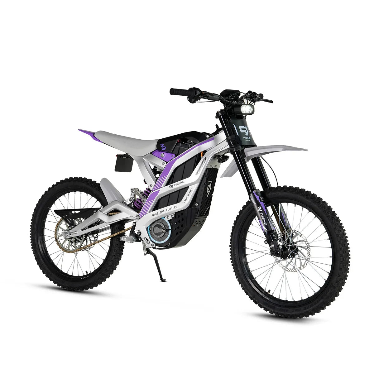 JMT-131082 79 Electric Dirt Bike - 72V 10000W Mid Motor Mountain Bike , Top Speed 27.9 mph