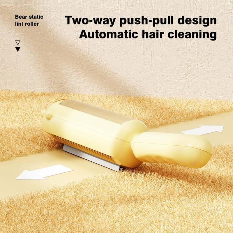 JMT-131402 Pet Hair Remover with Self-Cleaning Base for Efficient Fur Removal from Furniture, Carpets, and Car Seats