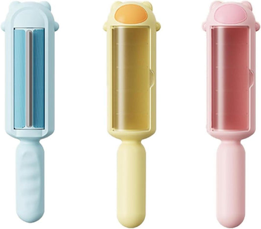 JMT-131402 Pet Hair Remover with Self-Cleaning Base for Efficient Fur Removal from Furniture, Carpets, and Car Seats