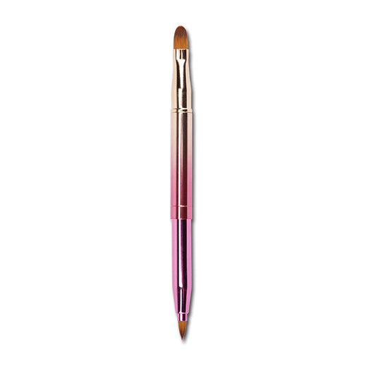 JMT-131594 Multifunctional Eye Shadow and Lip Glaze Brush with Telescopic Aluminum Handle