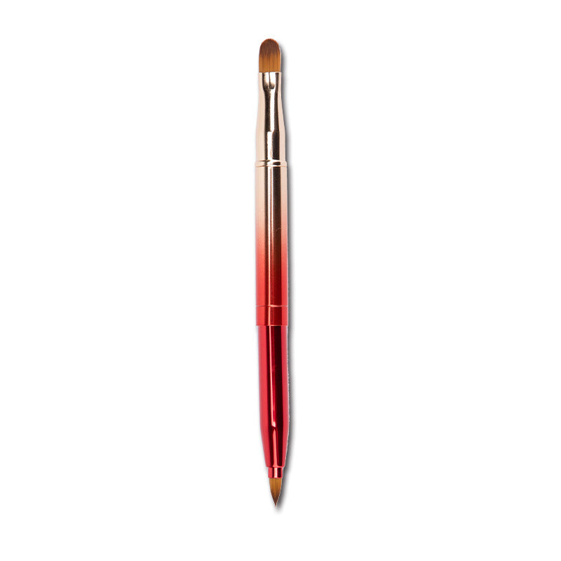 JMT-131594 Multifunctional Eye Shadow and Lip Glaze Brush with Telescopic Aluminum Handle