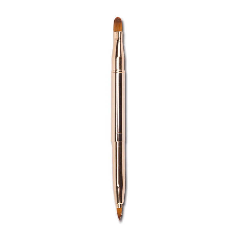 JMT-131594 Multifunctional Eye Shadow and Lip Glaze Brush with Telescopic Aluminum Handle