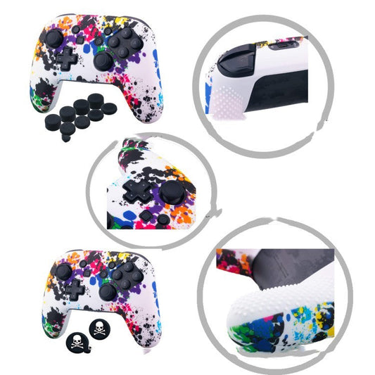 JMT-131786 Multi-Color Soft Silicone Sleeve with Unique Flower and Cartoon Designs