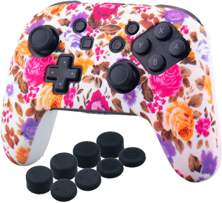 JMT-131786 Multi-Color Soft Silicone Sleeve with Unique Flower and Cartoon Designs