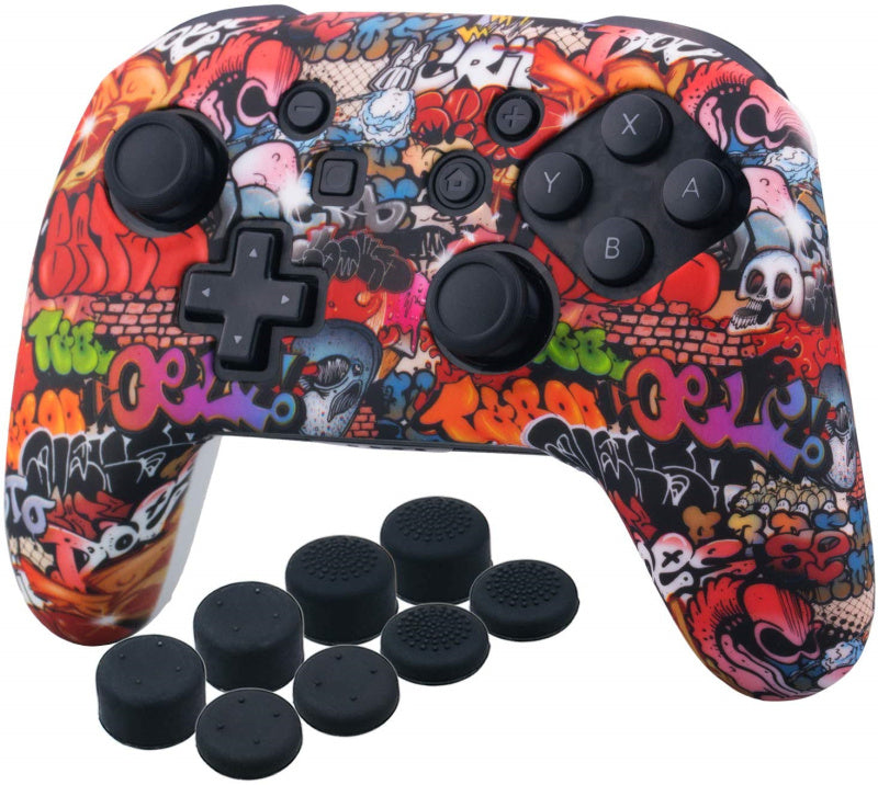 JMT-131786 Multi-Color Soft Silicone Sleeve with Unique Flower and Cartoon Designs