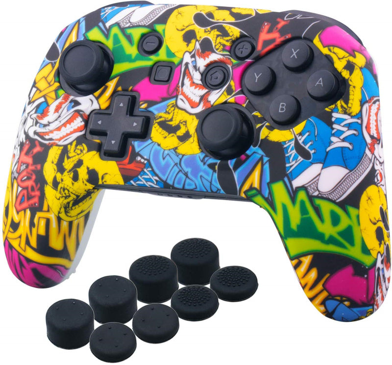 JMT-131786 Multi-Color Soft Silicone Sleeve with Unique Flower and Cartoon Designs