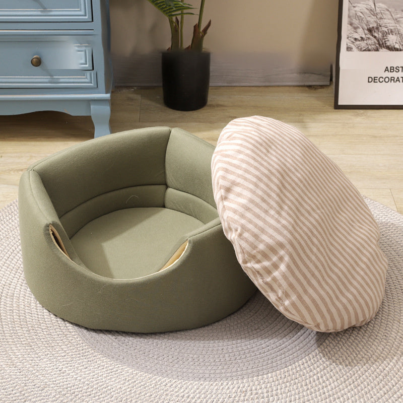 JMT-132618 Multi-Functional Dog and Cat Kennel for All Seasons - Tree Hole Design, Warm and Cozy, Size 45x33x37 cm