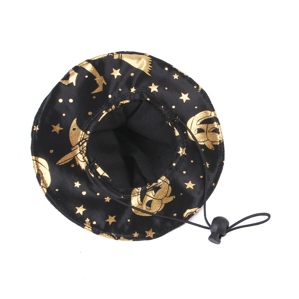 JMT-132938 Halloween Wizard Cloak and Hat Set for Pets - Suitable for Dogs and Cats, Various Sizes Available