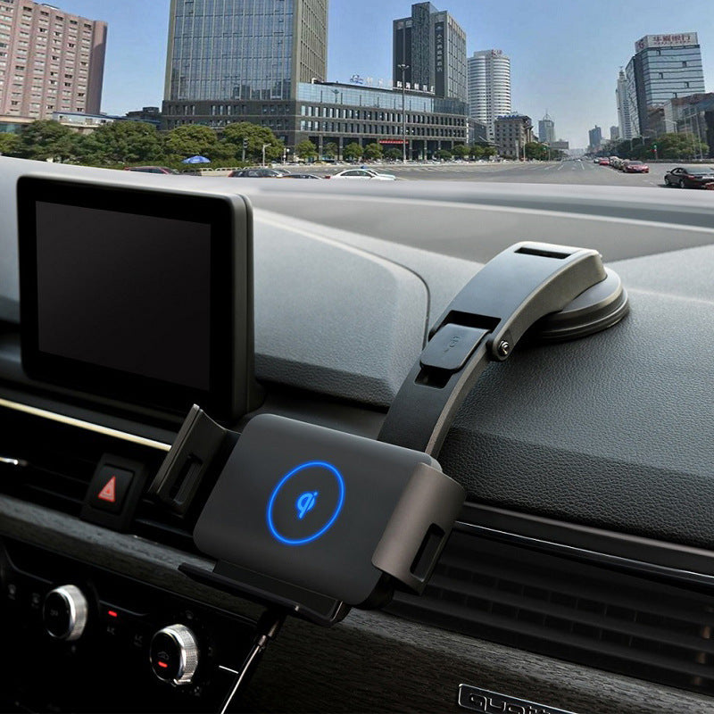 JMT-133002 Universal Clip-on Wireless Car Charger Bracket for Tablets and Smartphones