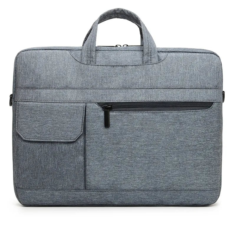 JMT-133130 Portable Black Laptop Tote Bag for Men and Women, Ideal for Business and Daily Use