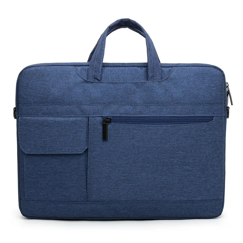 JMT-133130 Portable Black Laptop Tote Bag for Men and Women, Ideal for Business and Daily Use