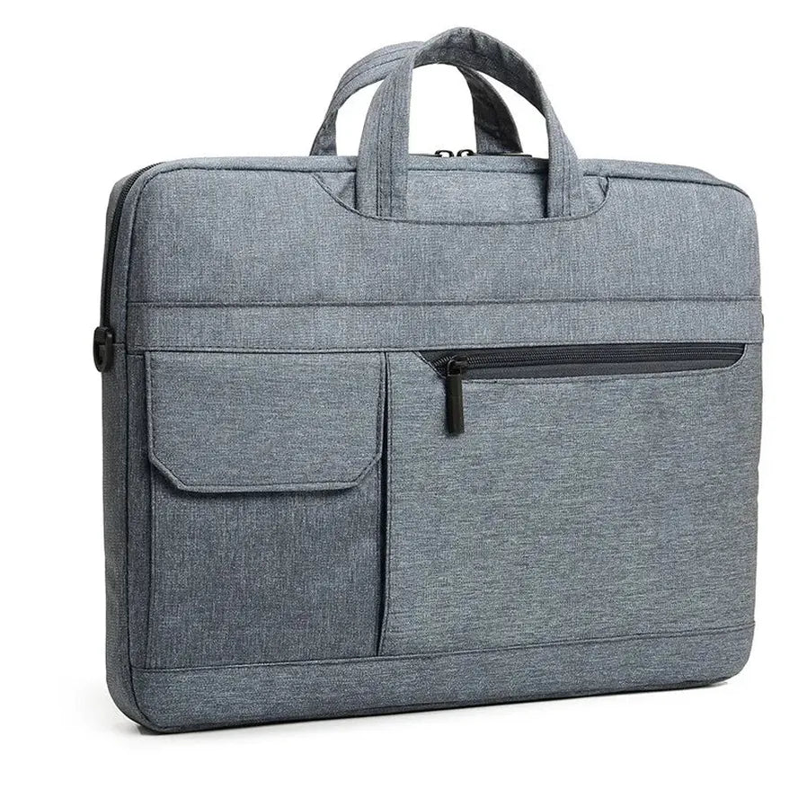 JMT-133130 Portable Black Laptop Tote Bag for Men and Women, Ideal for Business and Daily Use