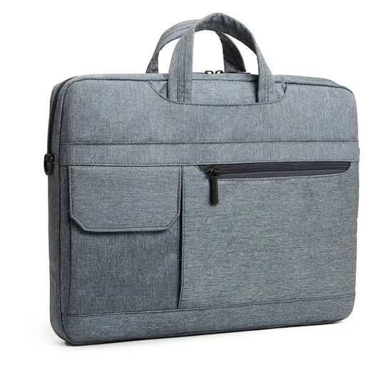 JMT-133130 Portable Black Laptop Tote Bag for Men and Women, Ideal for Business and Daily Use