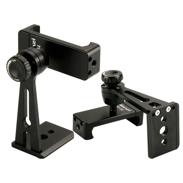 JMT-133322 360-Degree Adjustable Metal Phone Holder with Quick Release - Aluminum Alloy Design