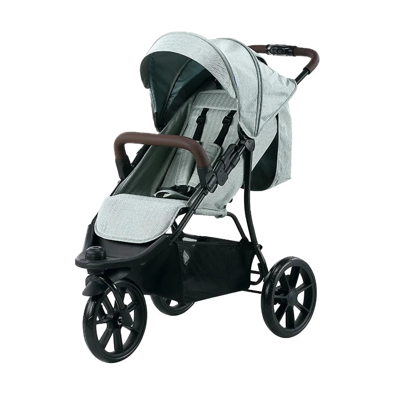JMT-133322 Luxury Three-Wheel Portable Baby Jogger Stroller for Toddlers and Kids