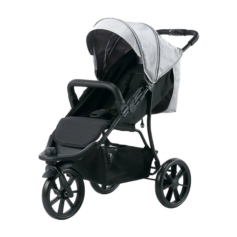 JMT-133322 Luxury Three-Wheel Portable Baby Jogger Stroller for Toddlers and Kids