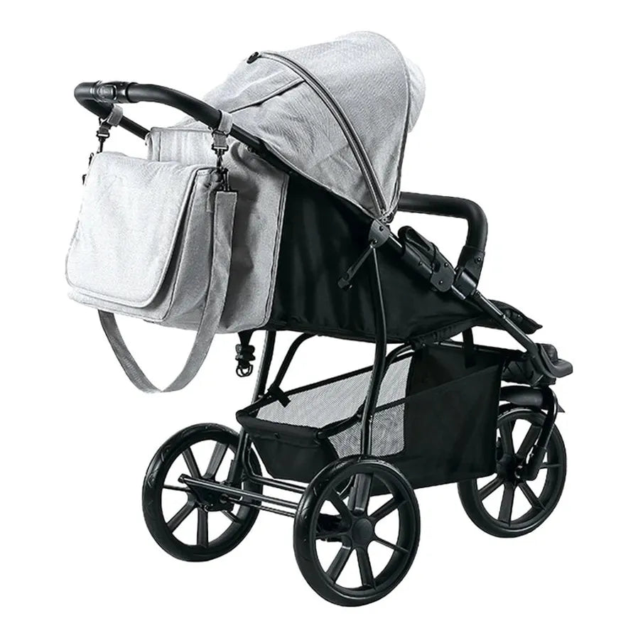 JMT-133322 Luxury Three-Wheel Portable Baby Jogger Stroller for Toddlers and Kids