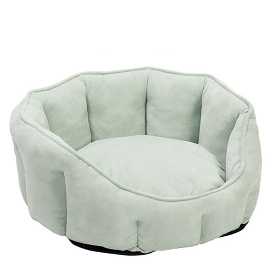 JMT-133770 Cozy Plush Cat Kennel with Hammock - Warm Winter Pet Bed, 46*46*23cm