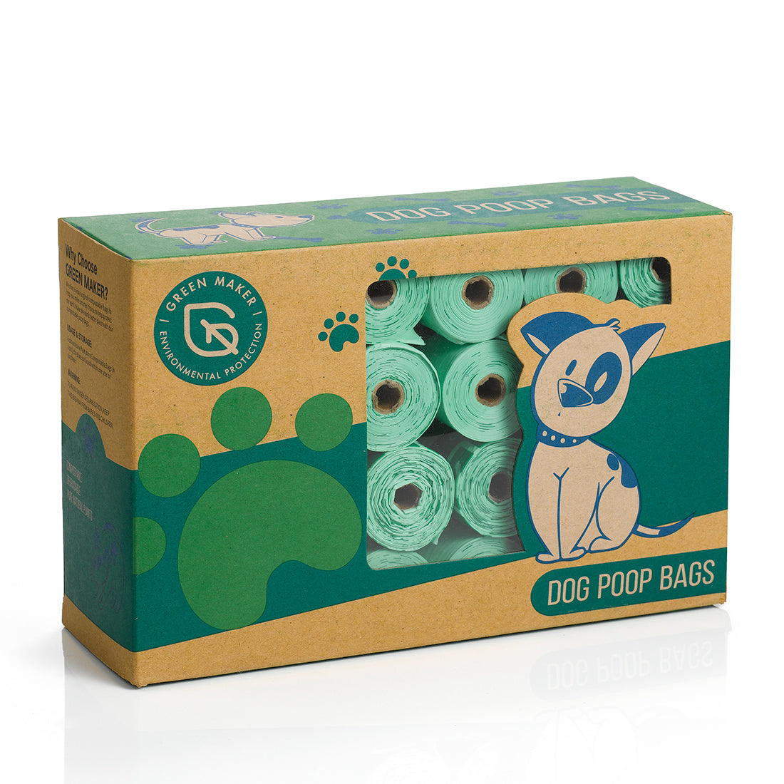 JMT-133962 Thick Degradable Waste Bags for Eco-Friendly Pet Waste Disposal