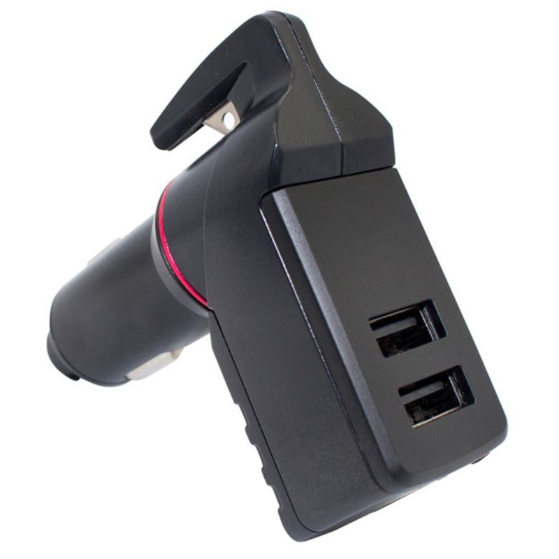 JMT-134154 Emergency Escape Tool for Cars - Fireproof, Compact Window Breaker and Seatbelt Cutter