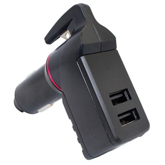 JMT-134154 Emergency Escape Tool for Cars - Fireproof, Compact Window Breaker and Seatbelt Cutter