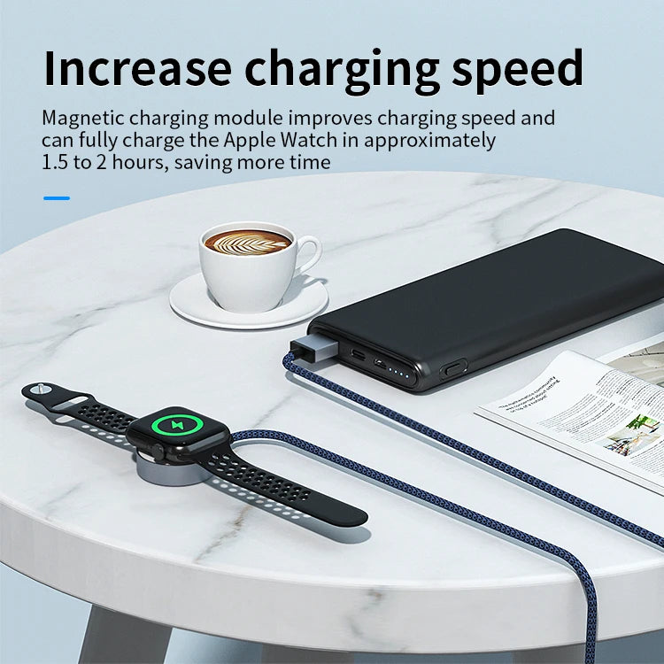 JMT-134282 Magnetic Wireless Charging Cable for Apple Watch - USB Qi Charger