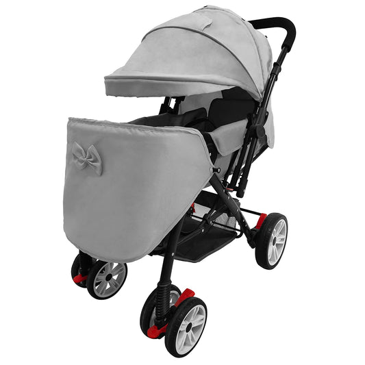 JMT-134474 Lightweight Foldable Baby Stroller with Compact Steel Tube Design for Travel Convenience