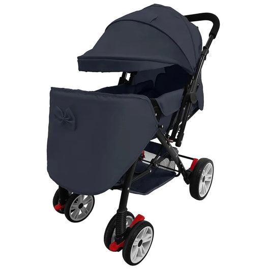 JMT-134474 Lightweight Foldable Baby Stroller with Compact Steel Tube Design for Travel Convenience