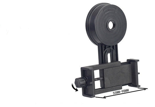 JMT-134474 Retractable Mobile Phone Holder for Telescopes - Fits Eyepiece Diameters 26.4-46.4mm and Phone Widths 56-98mm
